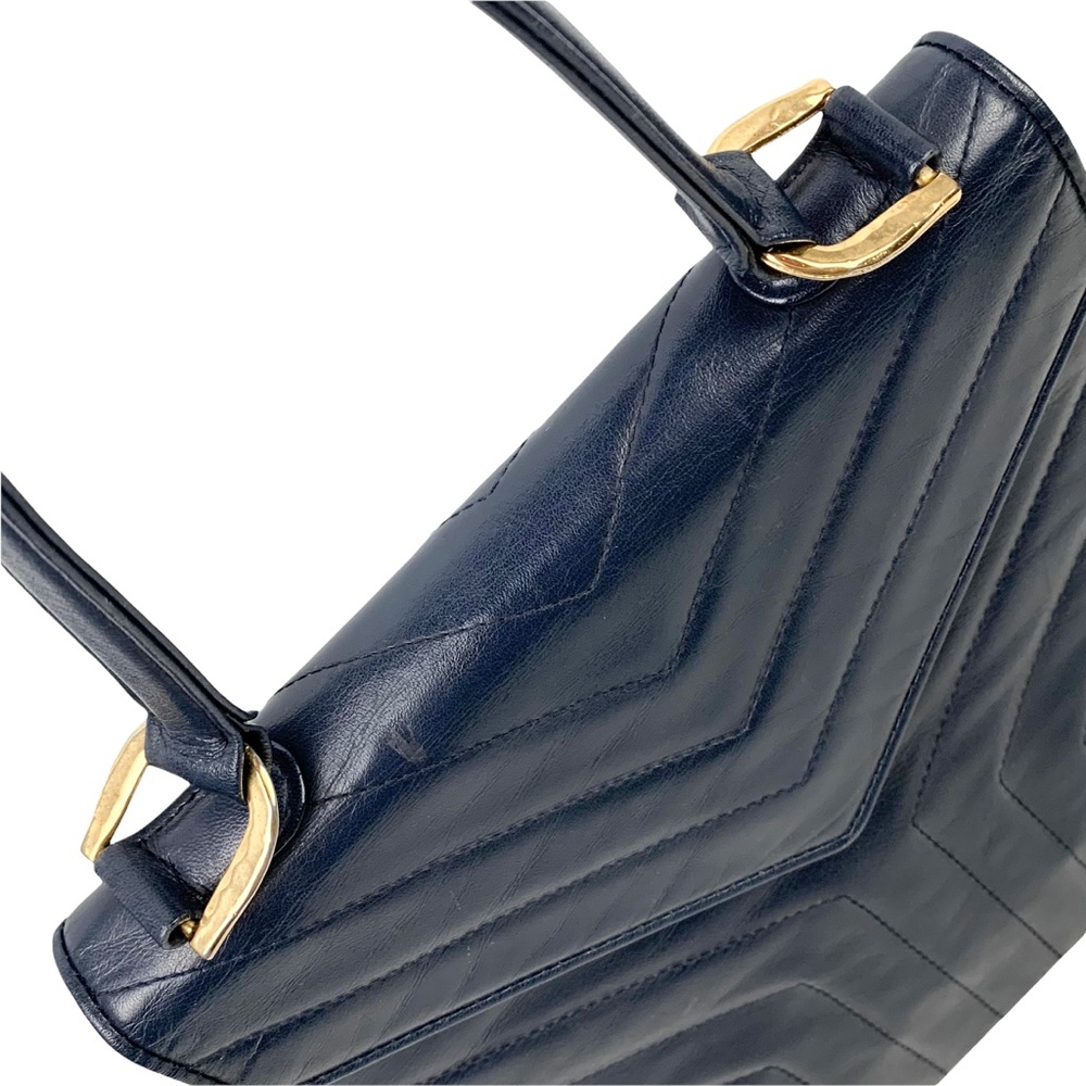 YSL Vintage Y Quilted Leather Handbag - Picture 7 of 12